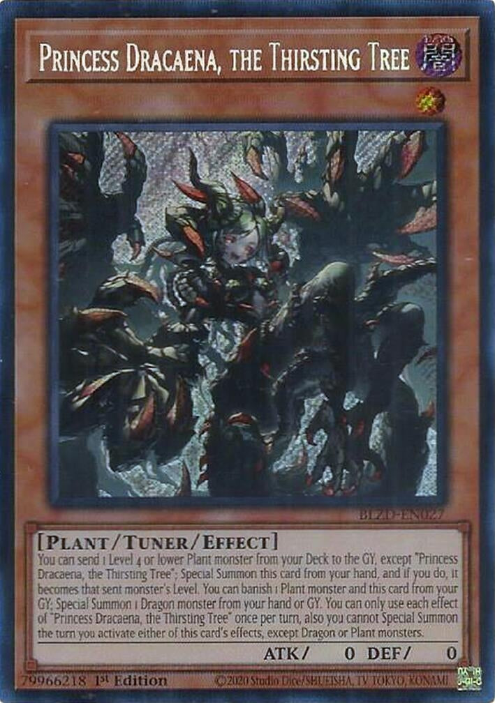 Image for Princess Dracaena, the Thirsting Tree (BLZD-EN027) (Blazing Dominion) - YuGiOh