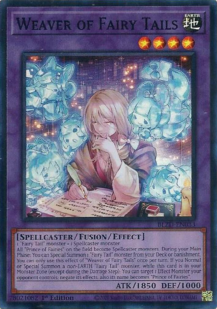 Image for Weaver of Fairy Tails (BLZD-EN033) (Blazing Dominion) - YuGiOh