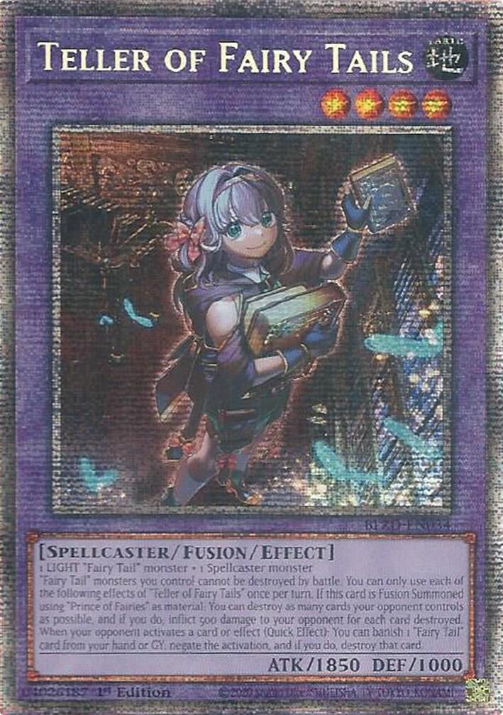 Image for Teller of Fairy Tails (Starlight Rare) (BLZD-EN034) (Blazing Dominion) - YuGiOh