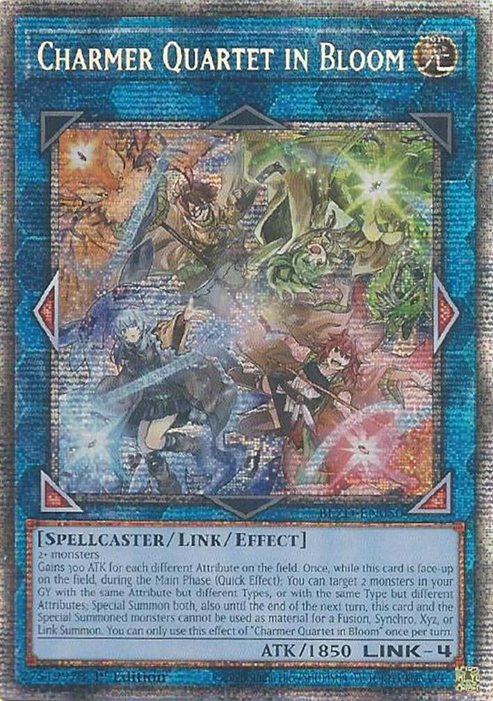 Image for Charmer Quartet in Bloom (Starlight Rare) (BLZD-EN050) (Blazing Dominion) - YuGiOh