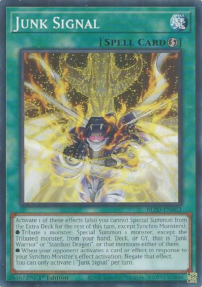 Image for Junk Signal (BLZD-EN053) (Blazing Dominion) - YuGiOh