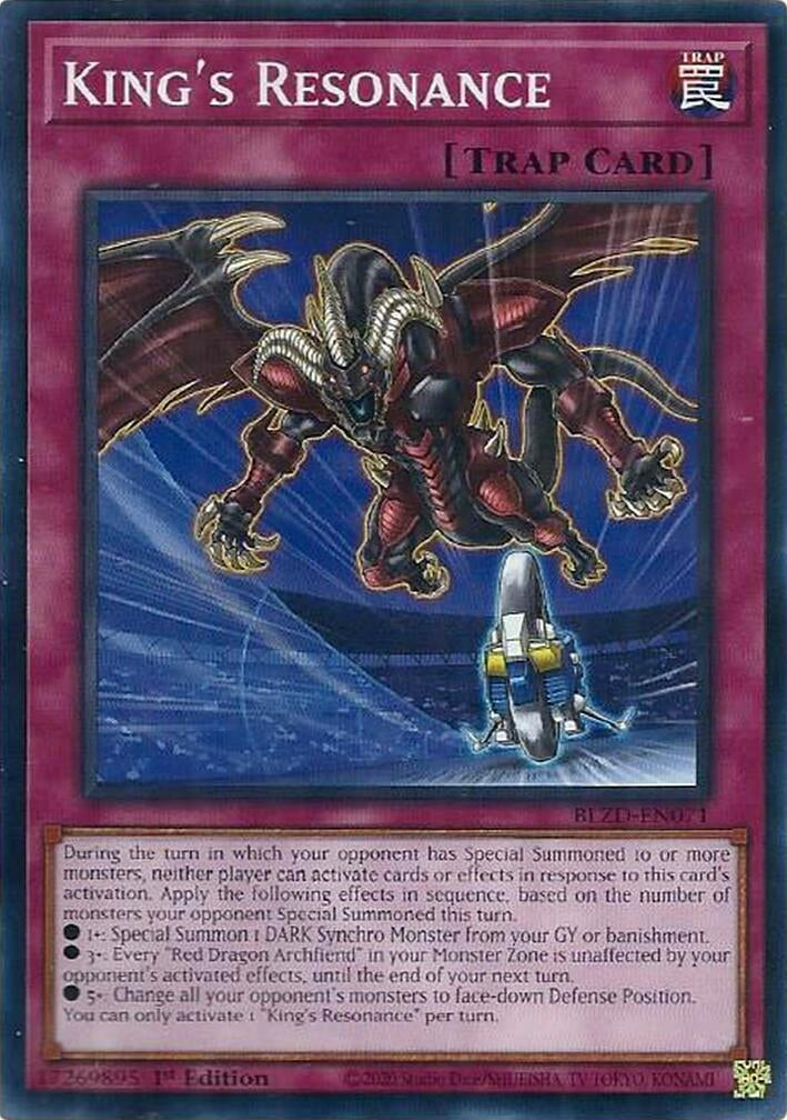 Image for King's Resonance (BLZD-EN071) (Blazing Dominion) - YuGiOh
