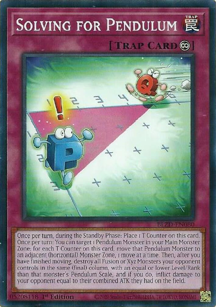 Image for Solving for Pendulum (BLZD-EN080) (Blazing Dominion) - YuGiOh