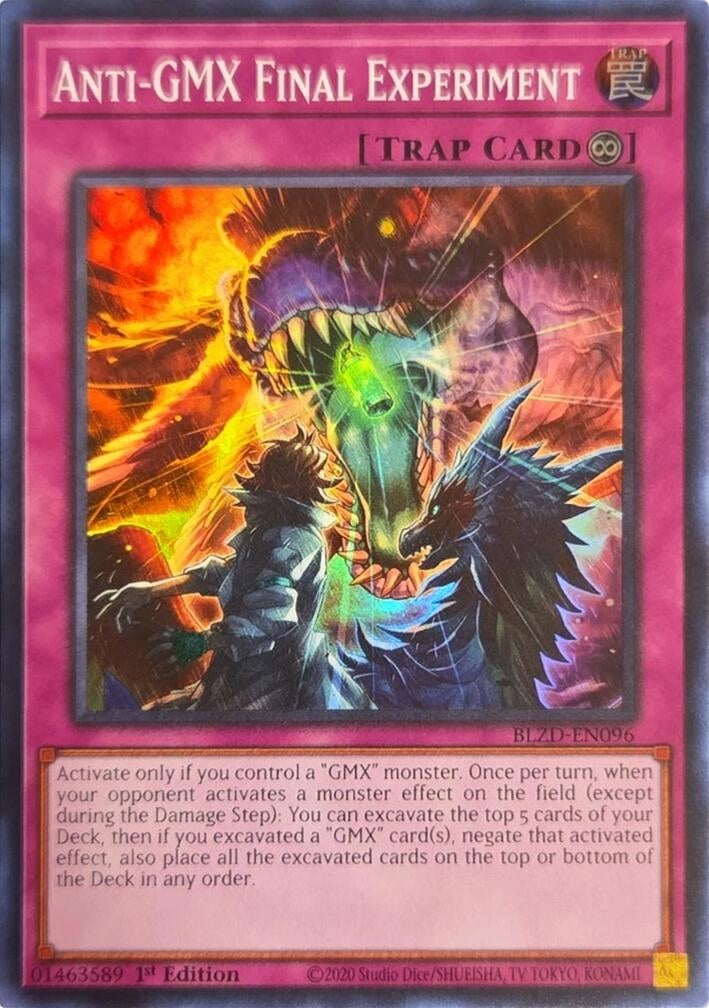 Image for Anti-GMX Final Experiment (BLZD-EN096) (Blazing Dominion) - YuGiOh