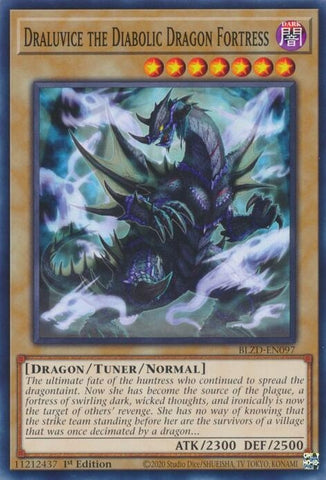 Image for Draluvice the Diabolic Dragon Fortress (BLZD-EN097) (Blazing Dominion) - YuGiOh