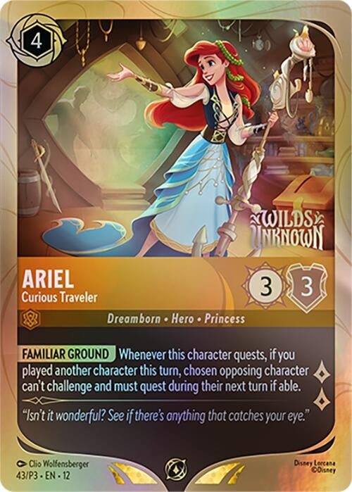 Image for Ariel - Curious Traveler (43) (Disney Lorcana Promo Cards) - Disney Lorcana