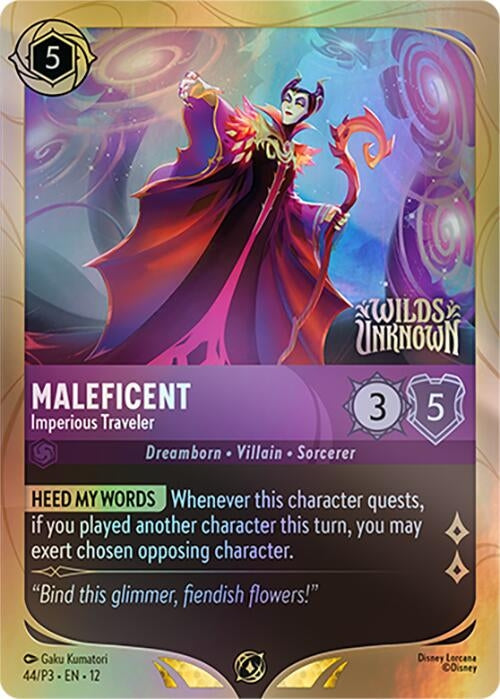 Image for Maleficent - Imperious Traveler (44) (Disney Lorcana Promo Cards) - Disney Lorcana