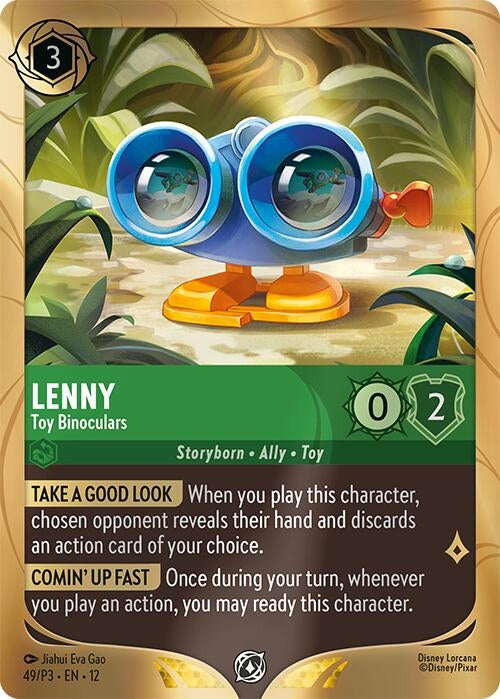 Image for Lenny - Toy Binoculars (49) (Disney Lorcana Promo Cards) - Disney Lorcana