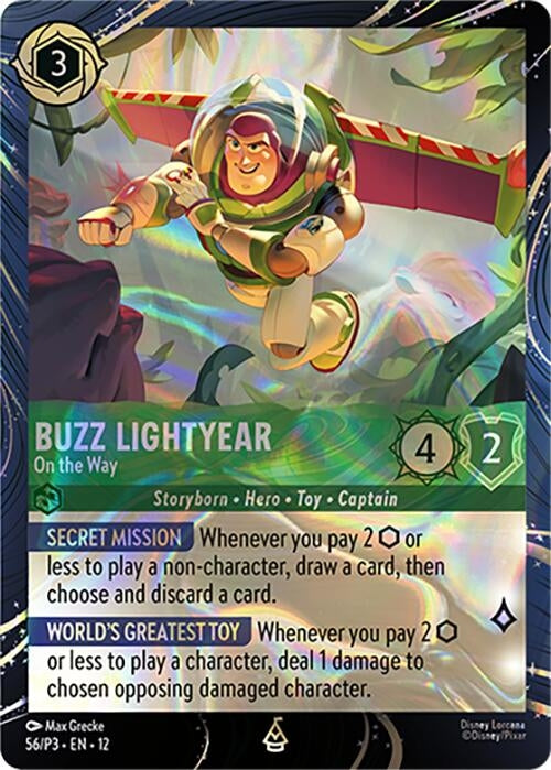 Image for Buzz Lightyear - On the Way (56) (Disney Lorcana Promo Cards) - Disney Lorcana