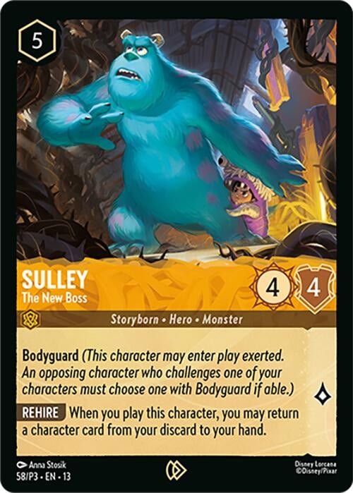 Image for Sulley - The New Boss (58) (Disney Lorcana Promo Cards) (DLPC) - Disney Lorcana