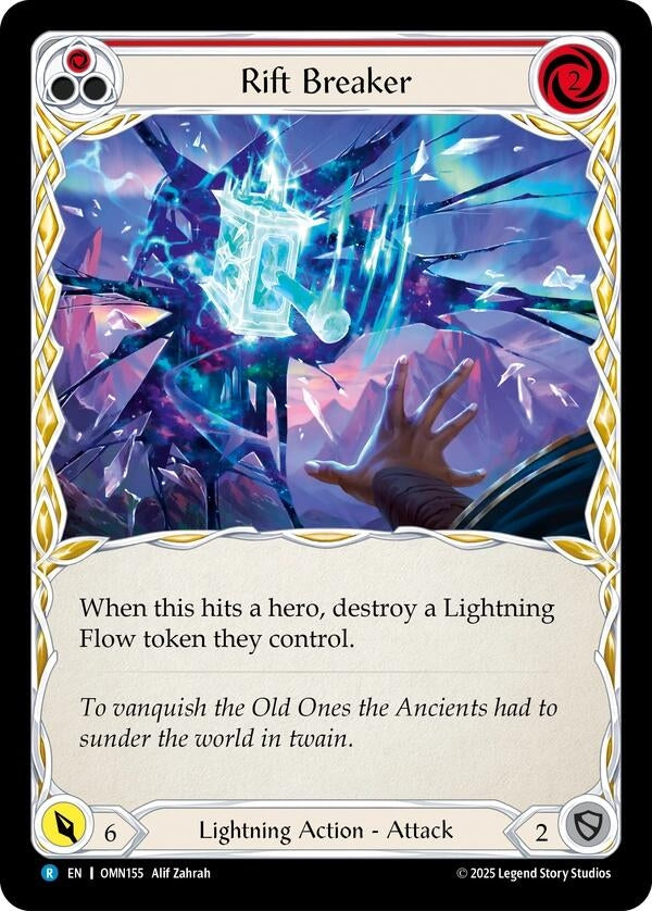Image for Rift Breaker (Red) (OMN155) (Omens of the Third Age) - Flesh and Blood TCG