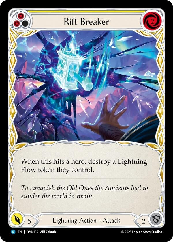 Image for Rift Breaker (Yellow) (OMN156) (Omens of the Third Age) - Flesh and Blood TCG