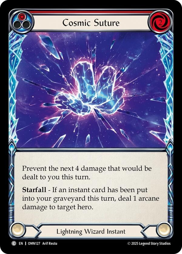 Image for Cosmic Suture (Red) (OMN127) (Omens of the Third Age) - Flesh and Blood TCG