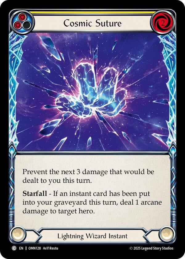 Image for Cosmic Suture (Yellow) (OMN128) (Omens of the Third Age) - Flesh and Blood TCG