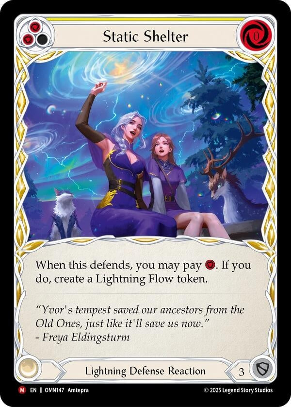 Image for Static Shelter (OMN147) (Omens of the Third Age) - Flesh and Blood TCG