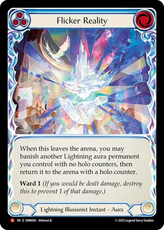 Image for Flicker Reality (OMN005) (Omens of the Third Age) - Flesh and Blood TCG