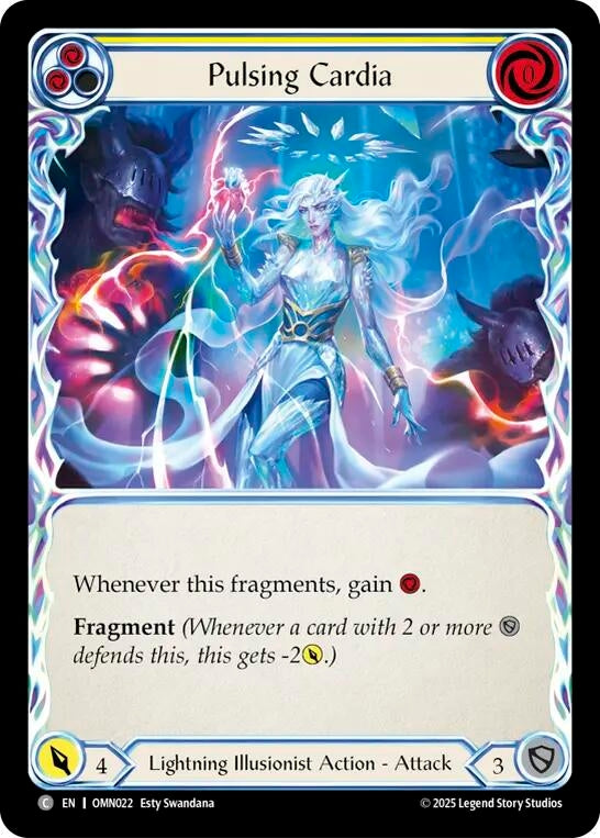 Image for Pulsing Cardia (Yellow) (OMN022) (Omens of the Third Age) - Flesh and Blood TCG