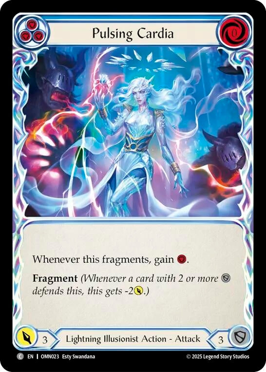 Image for Pulsing Cardia (Blue) (OMN023) (Omens of the Third Age) - Flesh and Blood TCG
