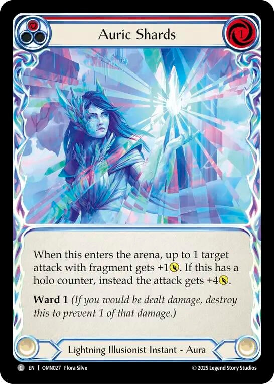 Image for Auric Shards (Red) (OMN027) (Omens of the Third Age) - Flesh and Blood TCG