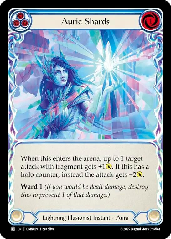 Image for Auric Shards (Blue) (OMN029) (Omens of the Third Age) - Flesh and Blood TCG