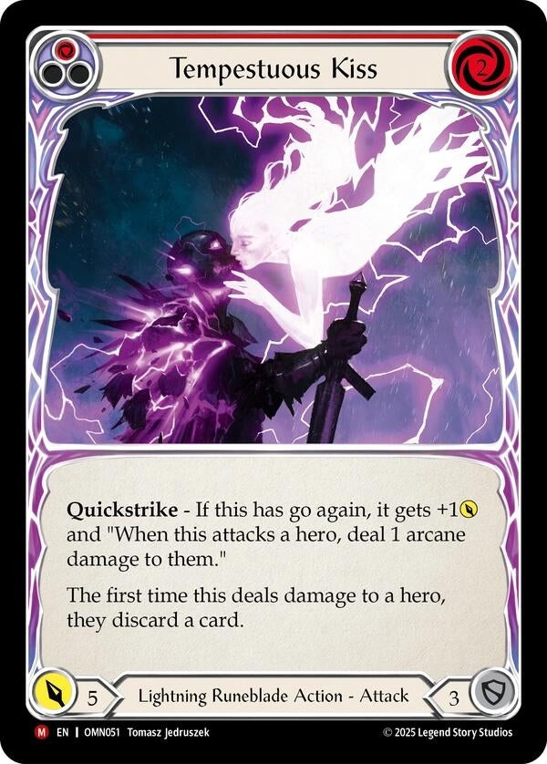 Image for Tempestuous Kiss (OMN051) (Omens of the Third Age) - Flesh and Blood TCG