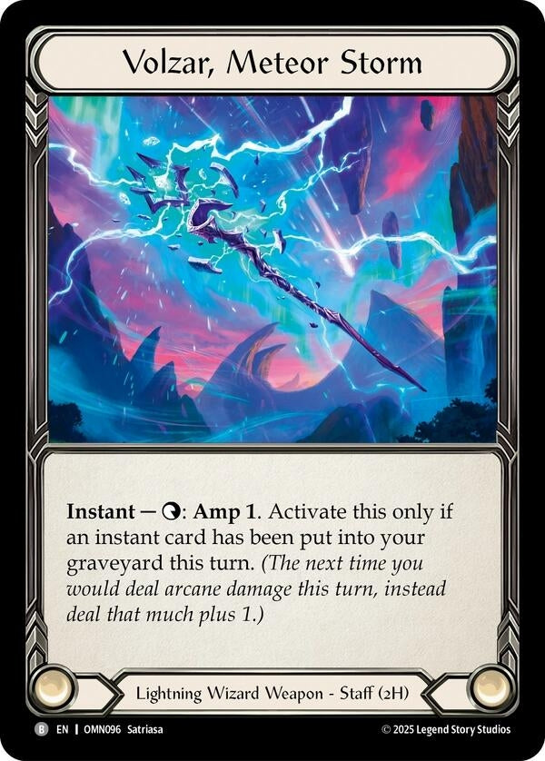 Image for Volzar, Meteor Storm (OMN096) (Omens of the Third Age) - Flesh and Blood TCG