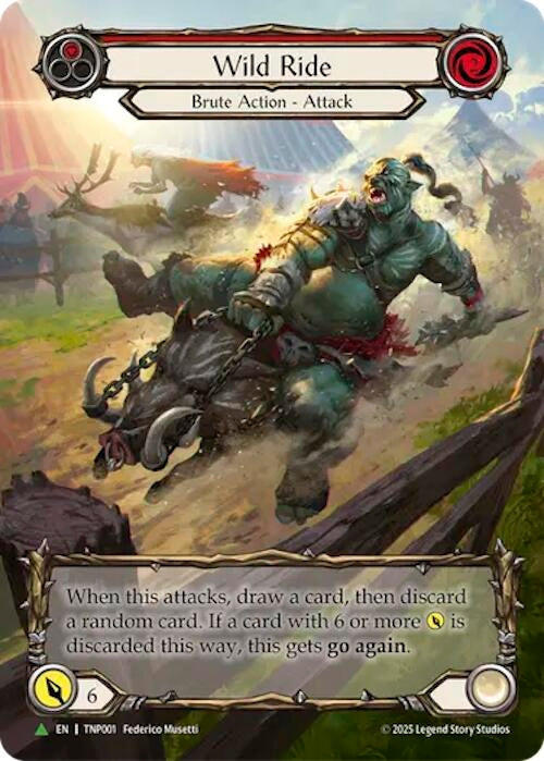Image for Wild Ride (Red) (Marvel) - TNP001 (TNP001) (Flesh and Blood: Promo Cards) - Flesh and Blood TCG