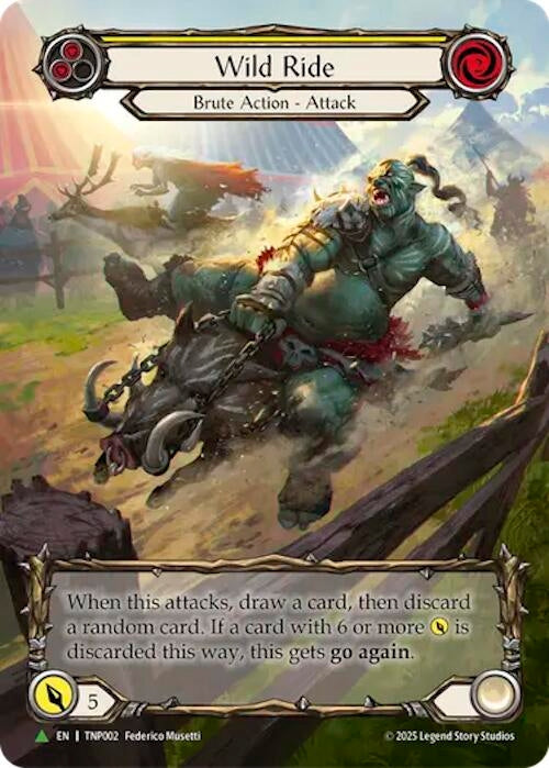 Image for Wild Ride (Yellow) (Marvel) - TNP002 (TNP002) (Flesh and Blood: Promo Cards) - Flesh and Blood TCG