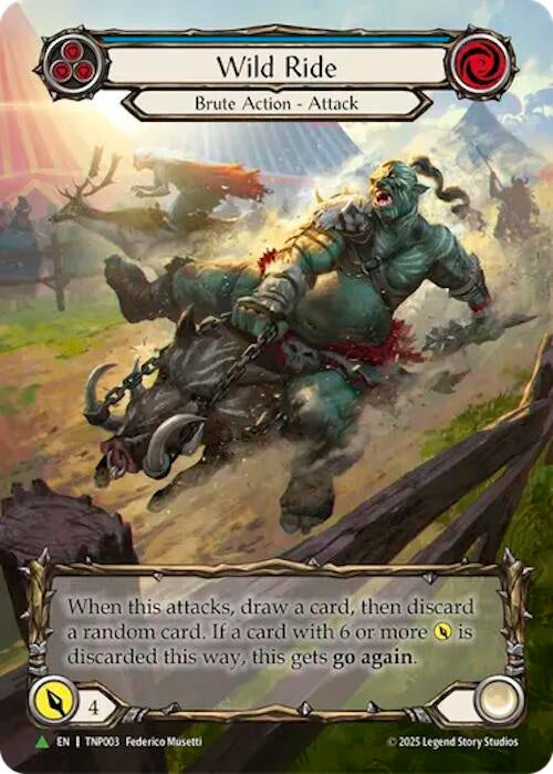 Image for Wild Ride (Blue) (Marvel) - TNP003 (TNP003) (Flesh and Blood: Promo Cards) - Flesh and Blood TCG