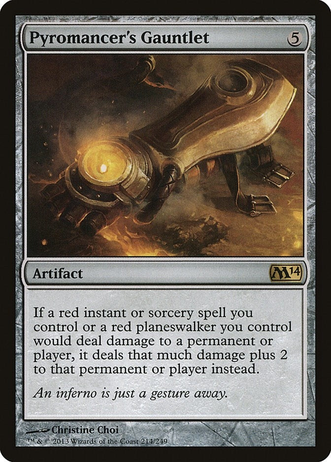 Pyromancers Gauntlet (214) [M14]