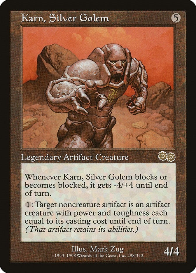 Karn Silver Golem (298) [USG]
