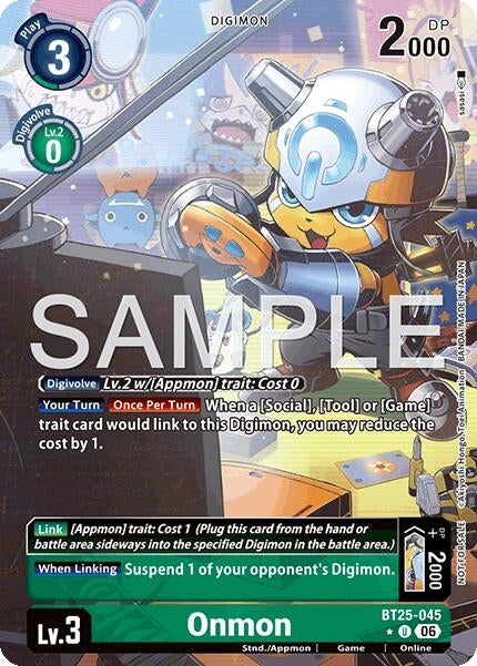 Image for Onmon (Full Art) (BT25-045 U) (Dual Revolution) - Digimon Card Game