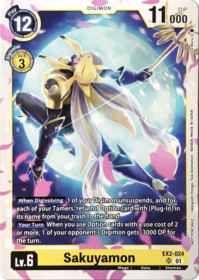 Image for Sakuyamon (Demo Deck Exclusive) (EX2-024 SR) (Digimon Demo Deck Exclusive Cards) - Digimon Card Game