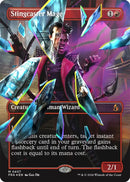 Image for Stingcaster Mage (Borderless) (Facet Foil) (329) (Reality Fracture) - Magic: The Gathering