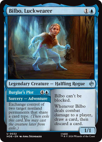 Image for Bilbo, Luckwearer (32) (The Hobbit) - Magic: The Gathering