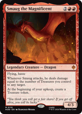 Image for Smaug the Magnificent (110) (The Hobbit) - Magic: The Gathering