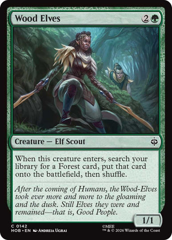 Image for Wood Elves (142) (The Hobbit) - Magic: The Gathering