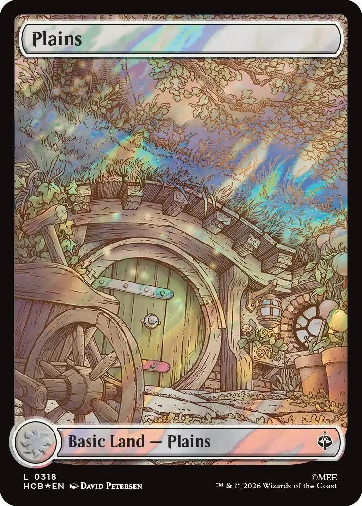 Image for Plains (0318) (Surge Foil) (318) (The Hobbit) - Magic: The Gathering