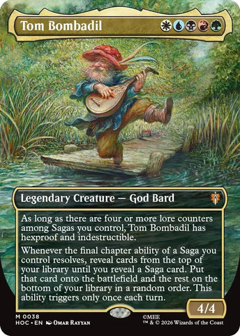Image for Tom Bombadil (Borderless) (38) (The Hobbit: Eternal-Legal) - Magic: The Gathering