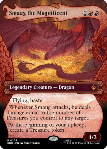 Image for Smaug the Magnificent (Showcase) (229) (The Hobbit) - Magic: The Gathering