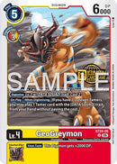 Image for GeoGreymon (Welcome Tamers Pack Vol.2) (ST24-05 U) (Starter Deck 24: Data Squad Release Event Cards) - Digimon Card Game
