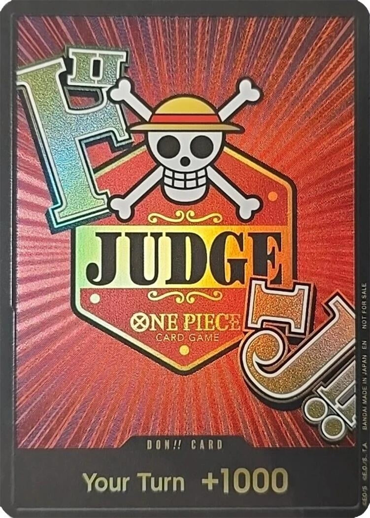 Image for DON!! Card (Judge Promo) (One Piece Promotion Cards) - One Piece Card Game