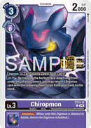 Image for Chiropmon (Welcome Tamers Pack Vol.2) (ST23-12 C) (Starter Deck 23: Beatbreak Release Event Cards) - Digimon Card Game