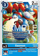 Image for Gaomon (Welcome Tamers Pack Vol.2) (ST24-02 C) (Starter Deck 24: Data Squad Release Event Cards) - Digimon Card Game