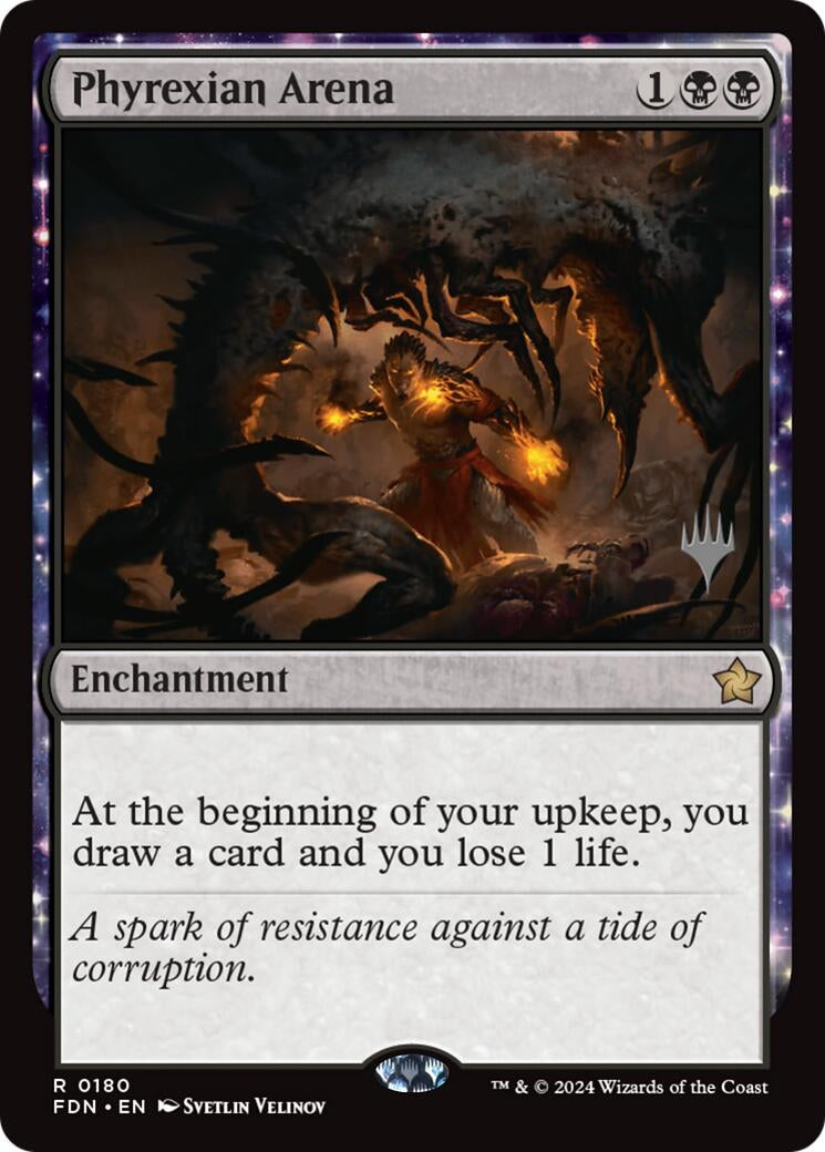 Image for Phyrexian Arena (180) (Promo Pack: Secrets of Strixhaven) - Magic: The Gathering