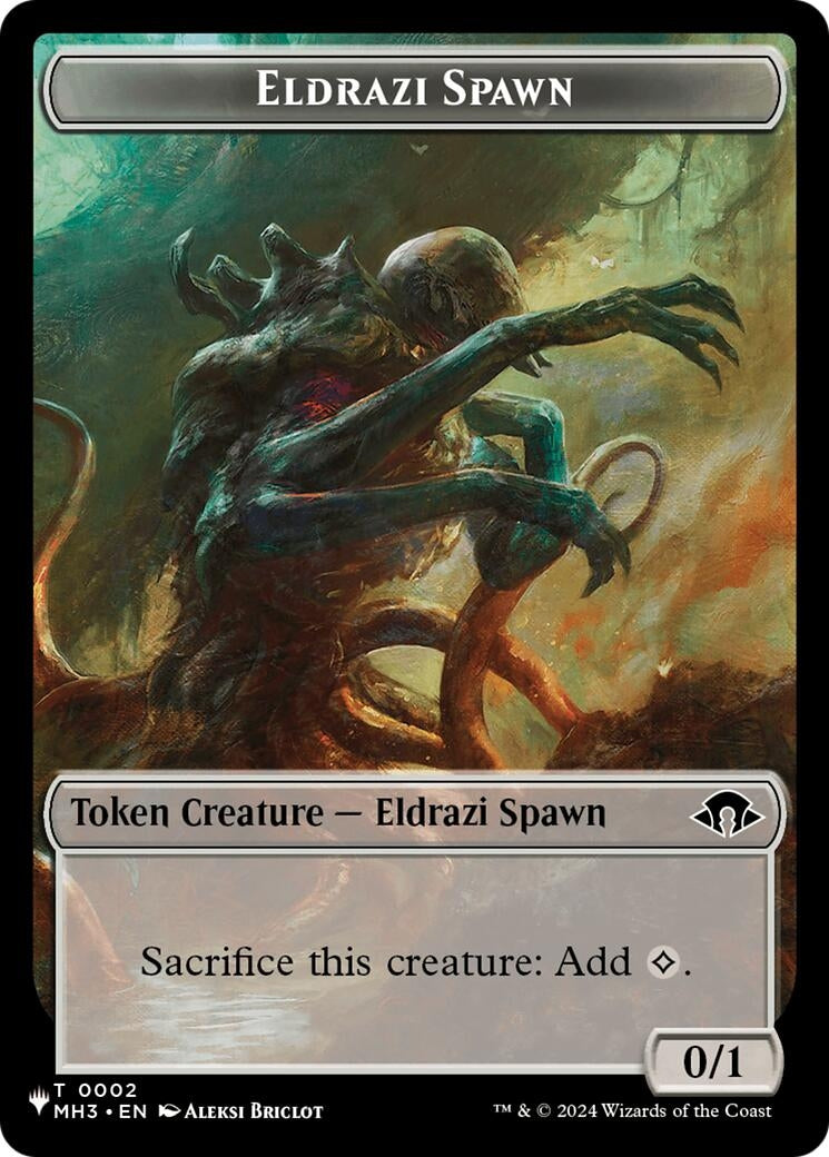 Image for Eldrazi Spawn (MH3) // Rat (WOE) Double-Sided Token (2 // 7) (The List Reprints) - Magic: The Gathering