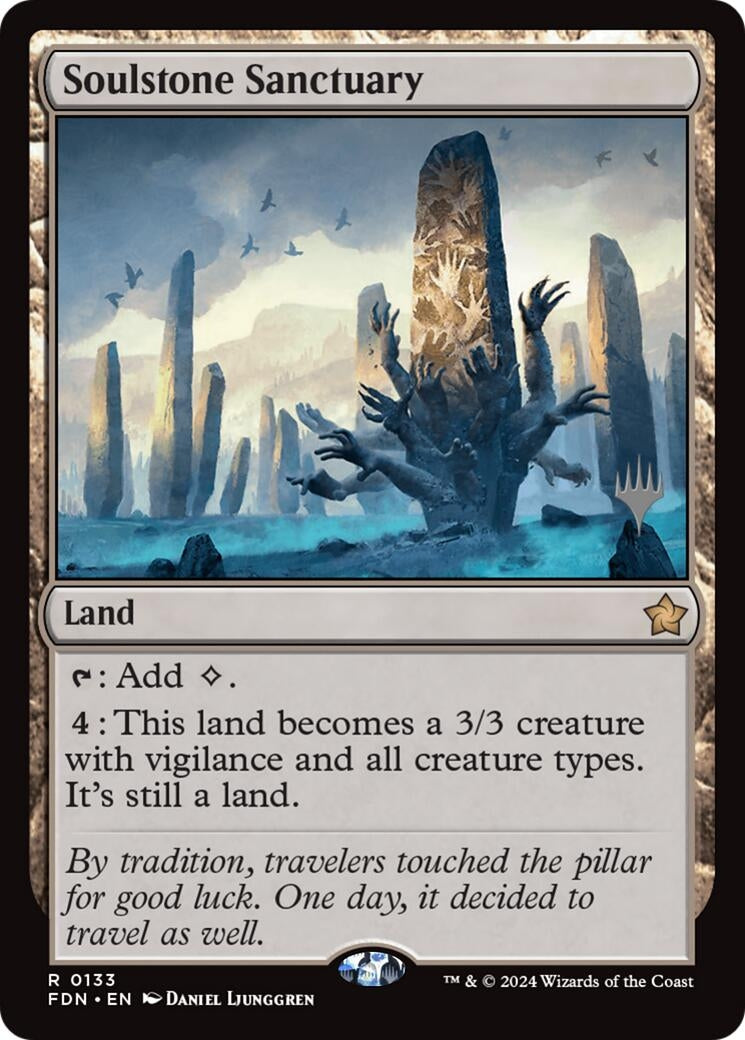 Image for Soulstone Sanctuary (133) (Promo Pack: Secrets of Strixhaven) - Magic: The Gathering