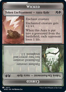 Image for Wicked Role / Cursed Role (WOE) // Treasure (MH3) Double-sided Token (17 // 7) (The List Reprints) - Magic: The Gathering