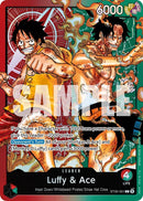Image for Luffy & Ace (ST30-001) (Starter Deck EX: Luffy & Ace) - One Piece Card Game