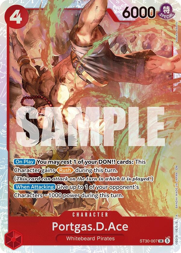 Image for Portgas.D.Ace (007) (ST30-007) (Starter Deck EX: Luffy & Ace) - One Piece Card Game